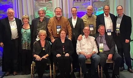 Past presidents of ISNR present at the 2015 conference